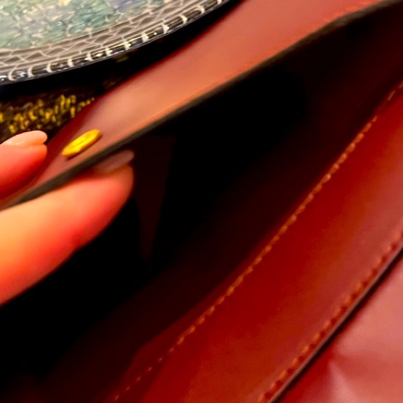 Cartier Vintage large beautiful smooth leather Clutch excellent condition - Picture 8 of 10